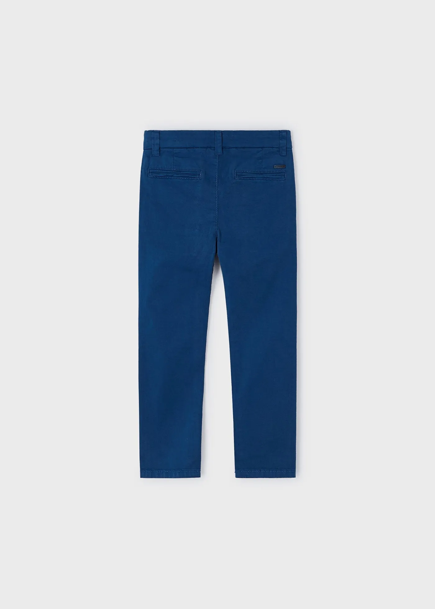 512 - Twill basic trousers for boys suit - Cyan