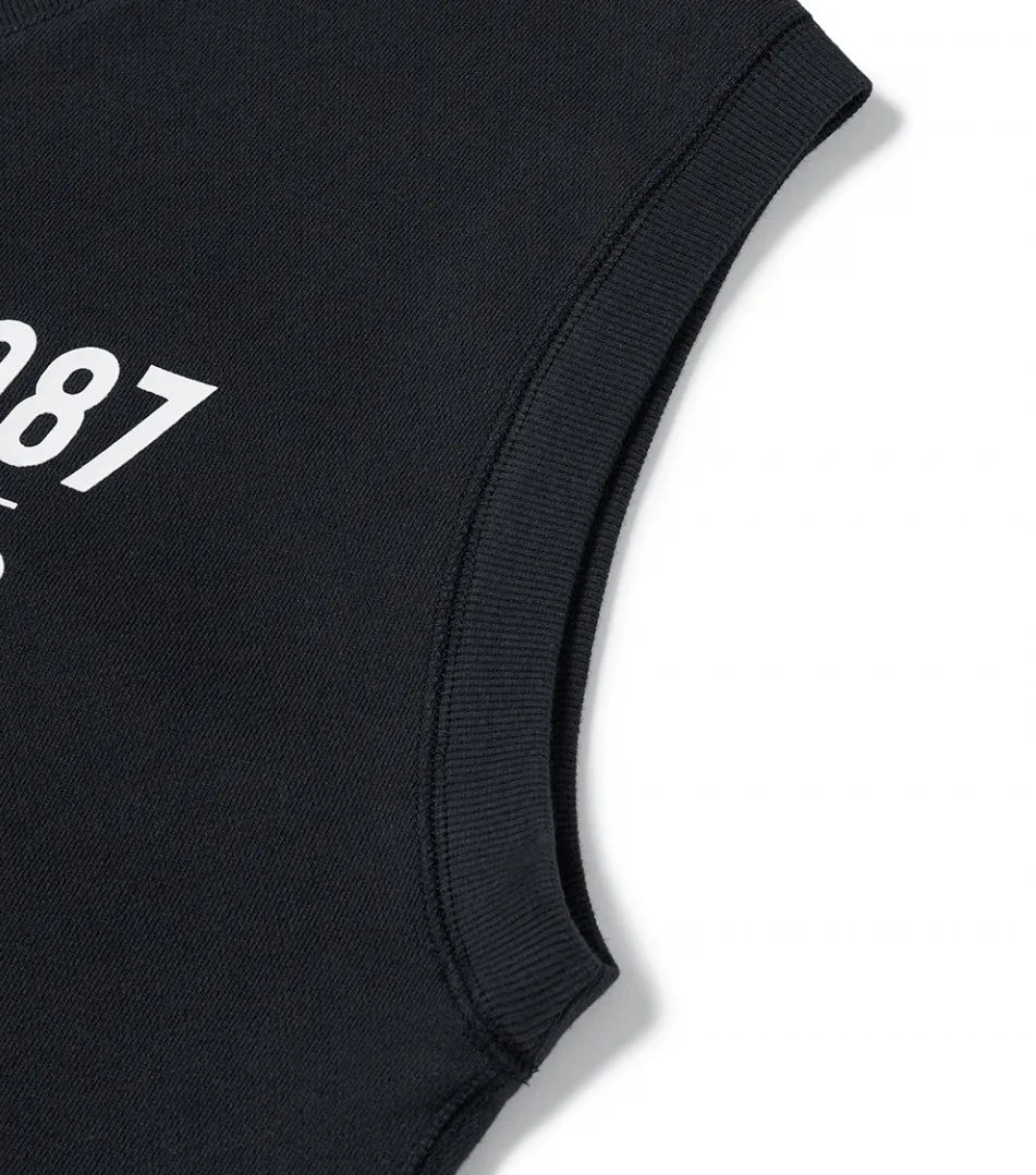 87MM  |Unisex Street Style Logo Vests & Gillets