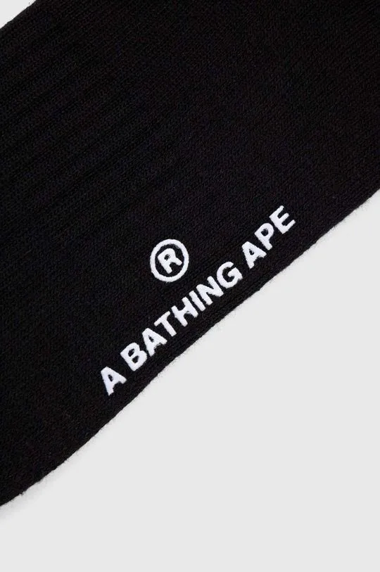 A Bathing Ape socks men's black color