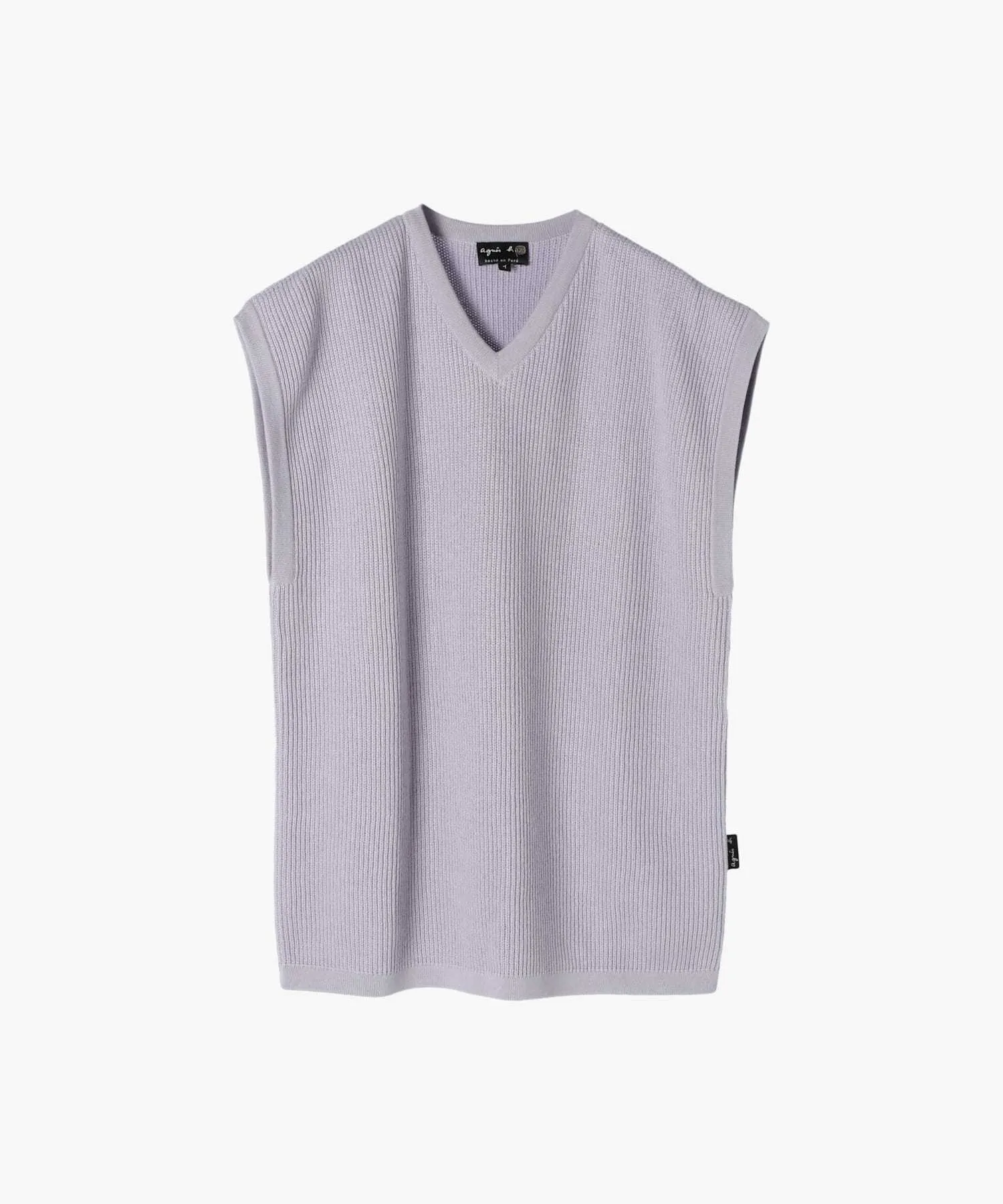 Agnes b  |Unisex Street Style Plain Logo Vests & Gillets