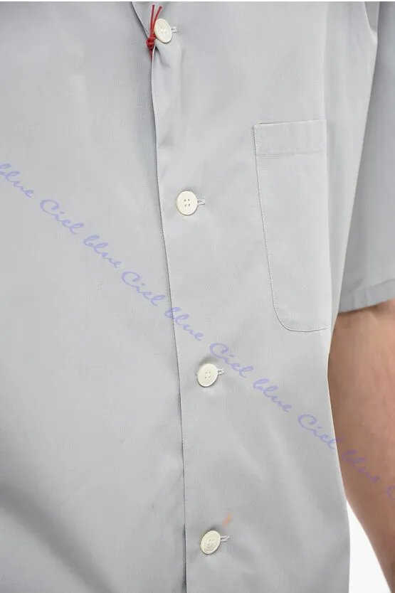 alexander mcqueen  |Button-down Plain Cotton Short Sleeves Shirts