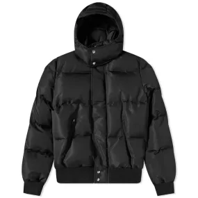 Alexander McQueen Graffitti Logo Puffer JacketBlack & Black