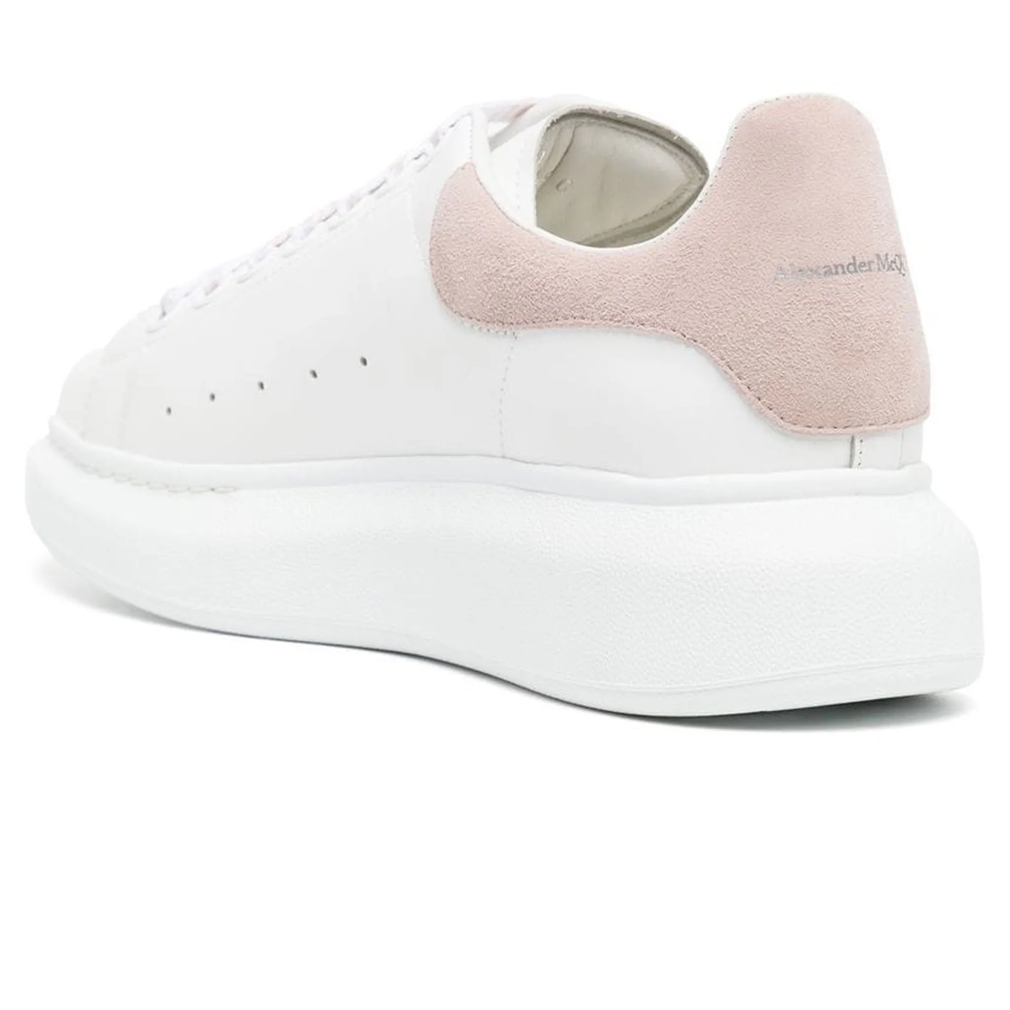 Alexander Mcqueen Raised Sole White Pink Sneaker