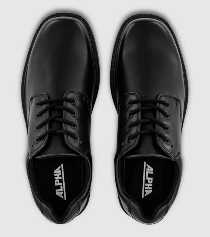 alpha leo senior boys school shoes