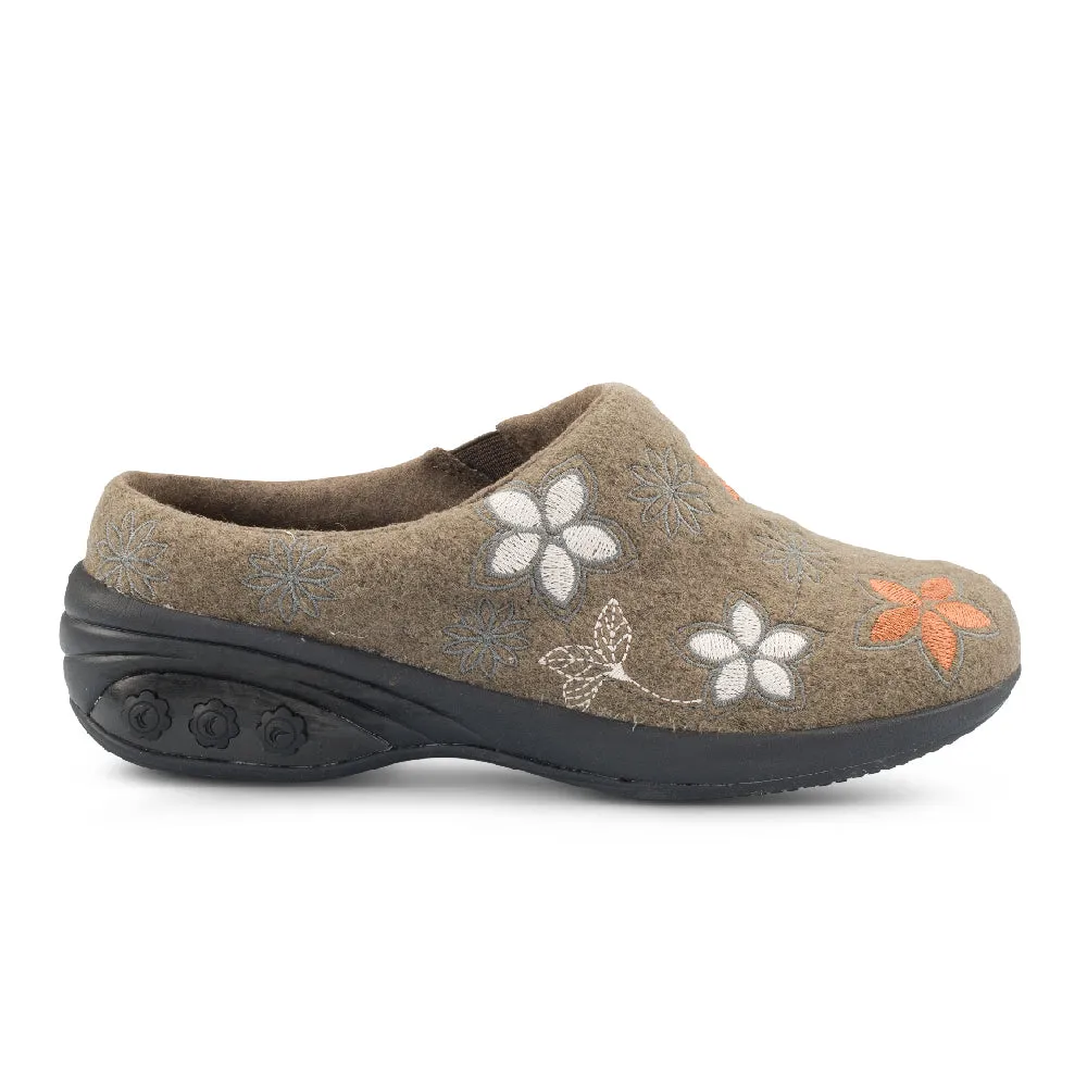 Angela Wool Clog Slip-On