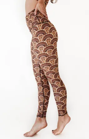 Art Deco Printed Yoga Leggings