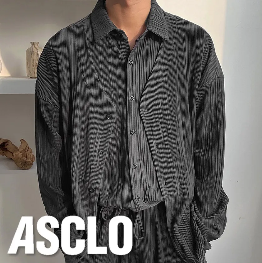 ASCLO  |Button-down Unisex Plain Cardigans