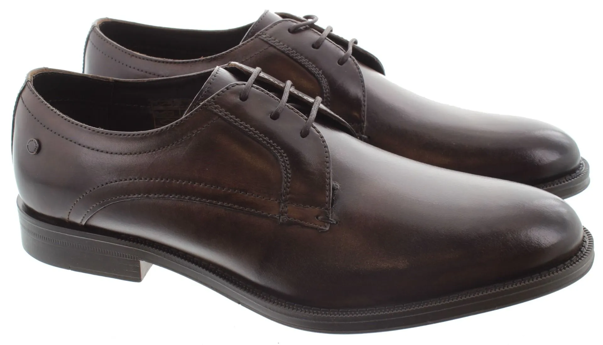 BASE Mens Hadley Lace Shoes In Brown