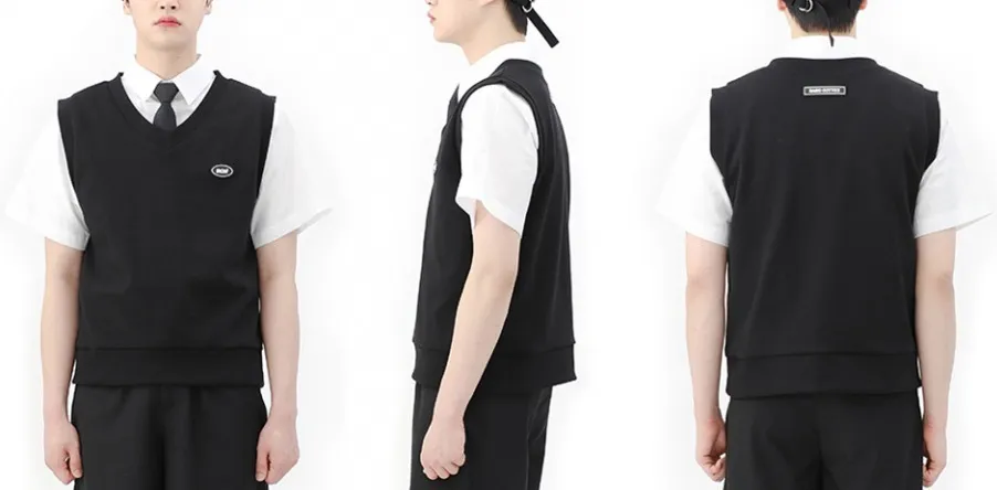 BASIC COTTON  |Unisex Street Style Vests & Gillets