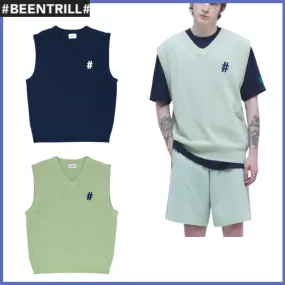 BEEN TRILL  |Unisex Plain Logo Vests & Gillets