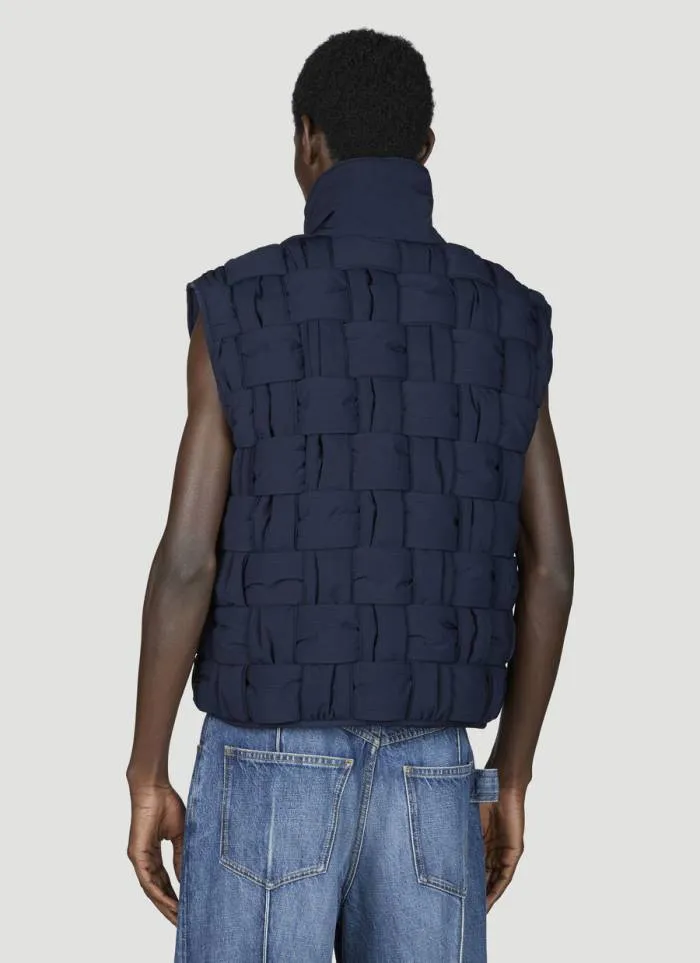 BOTTEGA VENETA  |Nylon Street Style Plain Vests & Gillets