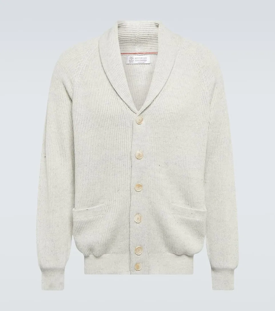 BRUNELLO CUCINELLI  |Button-down Linen Plain Cotton Cardigans