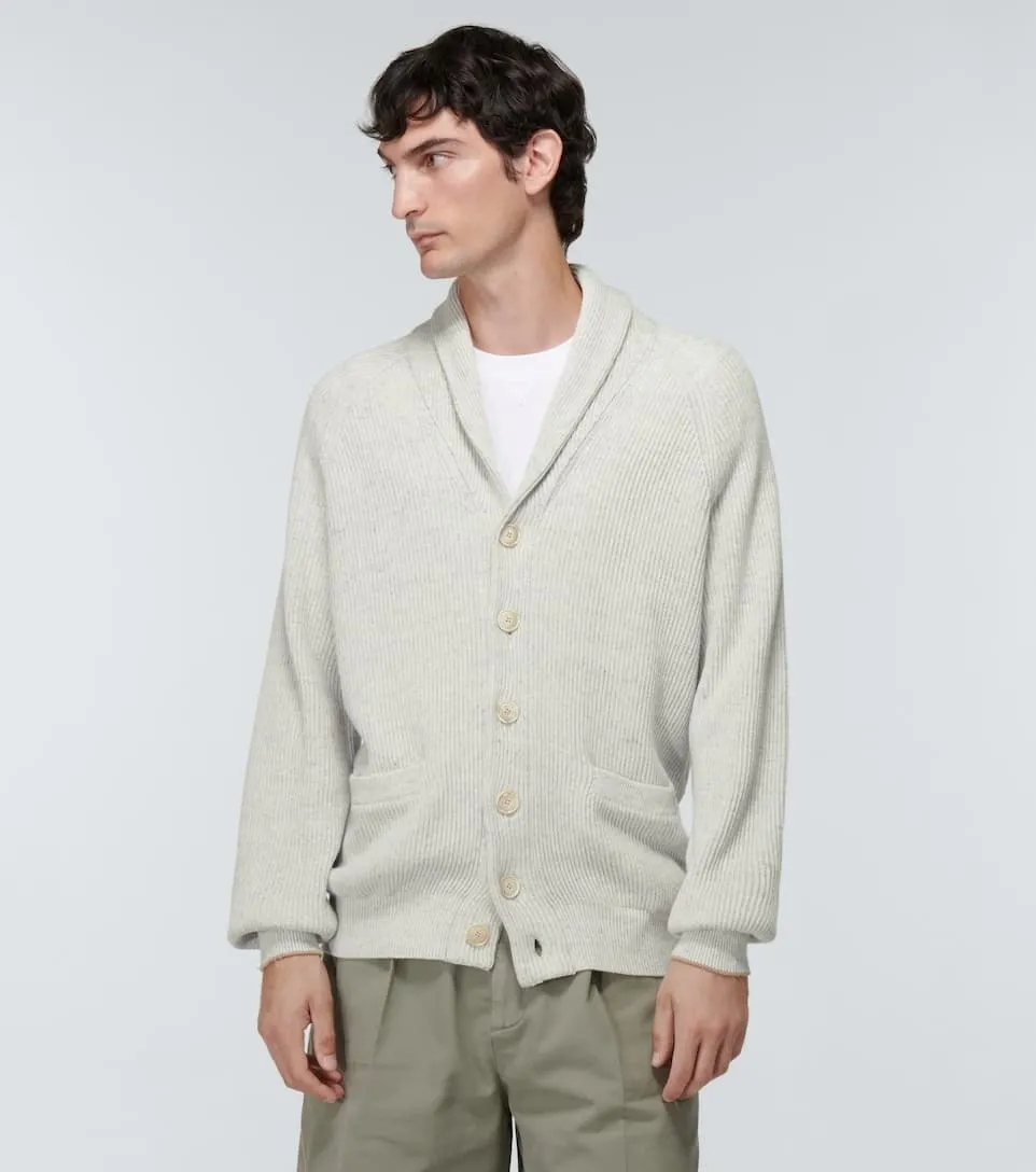 BRUNELLO CUCINELLI  |Button-down Linen Plain Cotton Cardigans