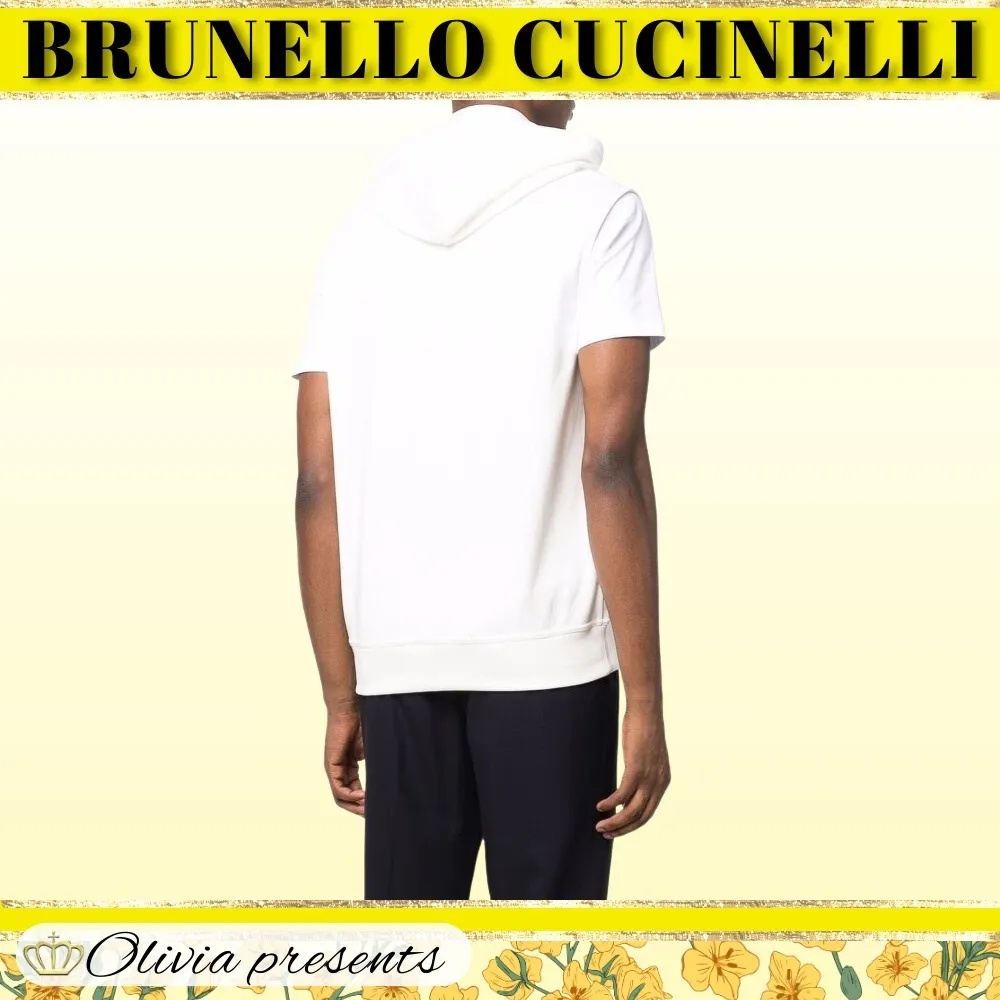 BRUNELLO CUCINELLI  |Sleeveless Street Style Plain Cotton Vests & Gillets