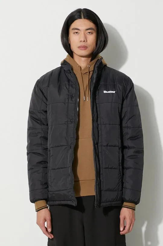 Butter Goods jacket Grid Puffer Jacket men's black color BGQ3233404