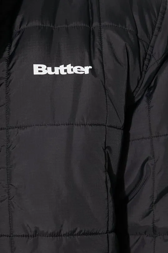 Butter Goods jacket Grid Puffer Jacket men's black color BGQ3233404