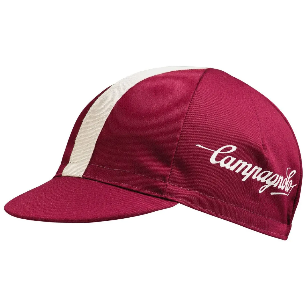 CAMPAGNOLO CLASSIC BURGANDY CYCLING CAP ACCESSORY