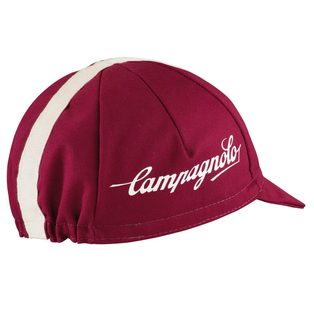 CAMPAGNOLO CLASSIC BURGANDY CYCLING CAP ACCESSORY