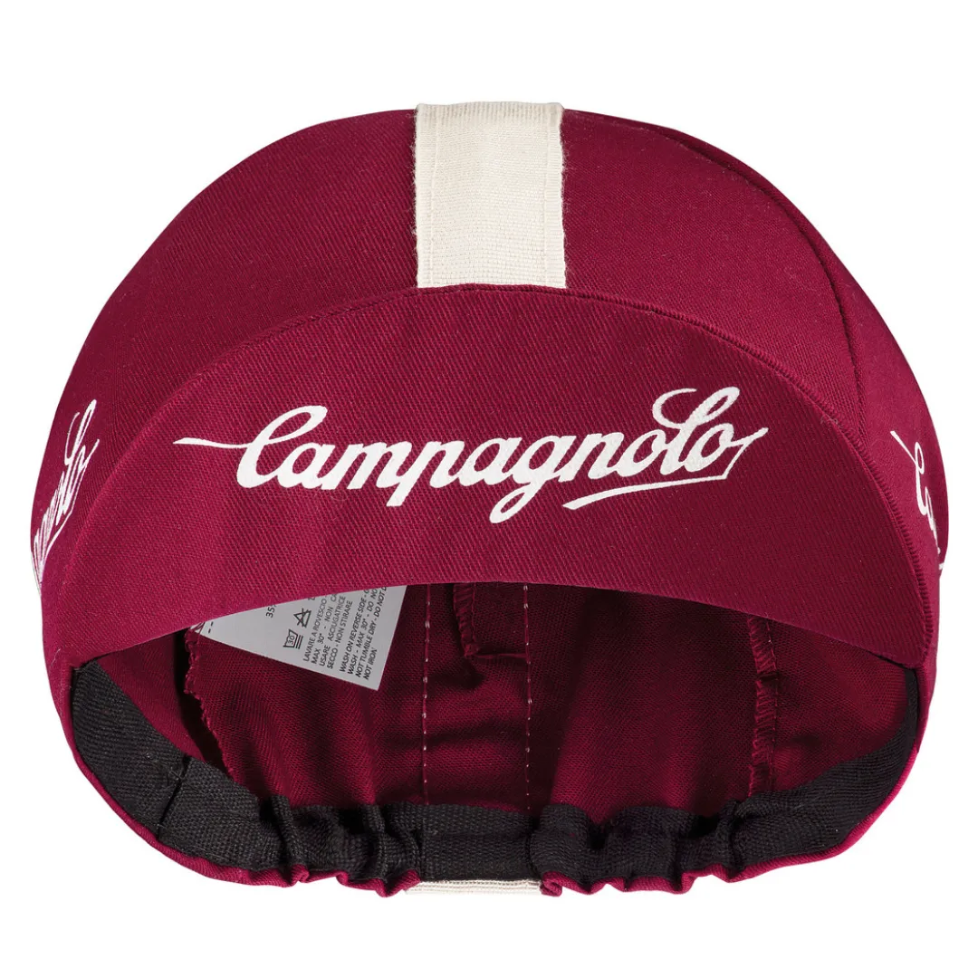 CAMPAGNOLO CLASSIC BURGANDY CYCLING CAP ACCESSORY