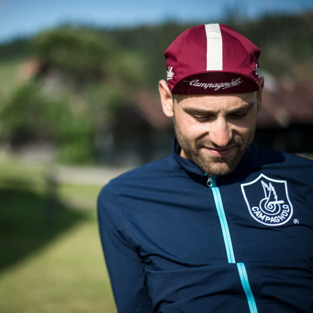 CAMPAGNOLO CLASSIC BURGANDY CYCLING CAP ACCESSORY