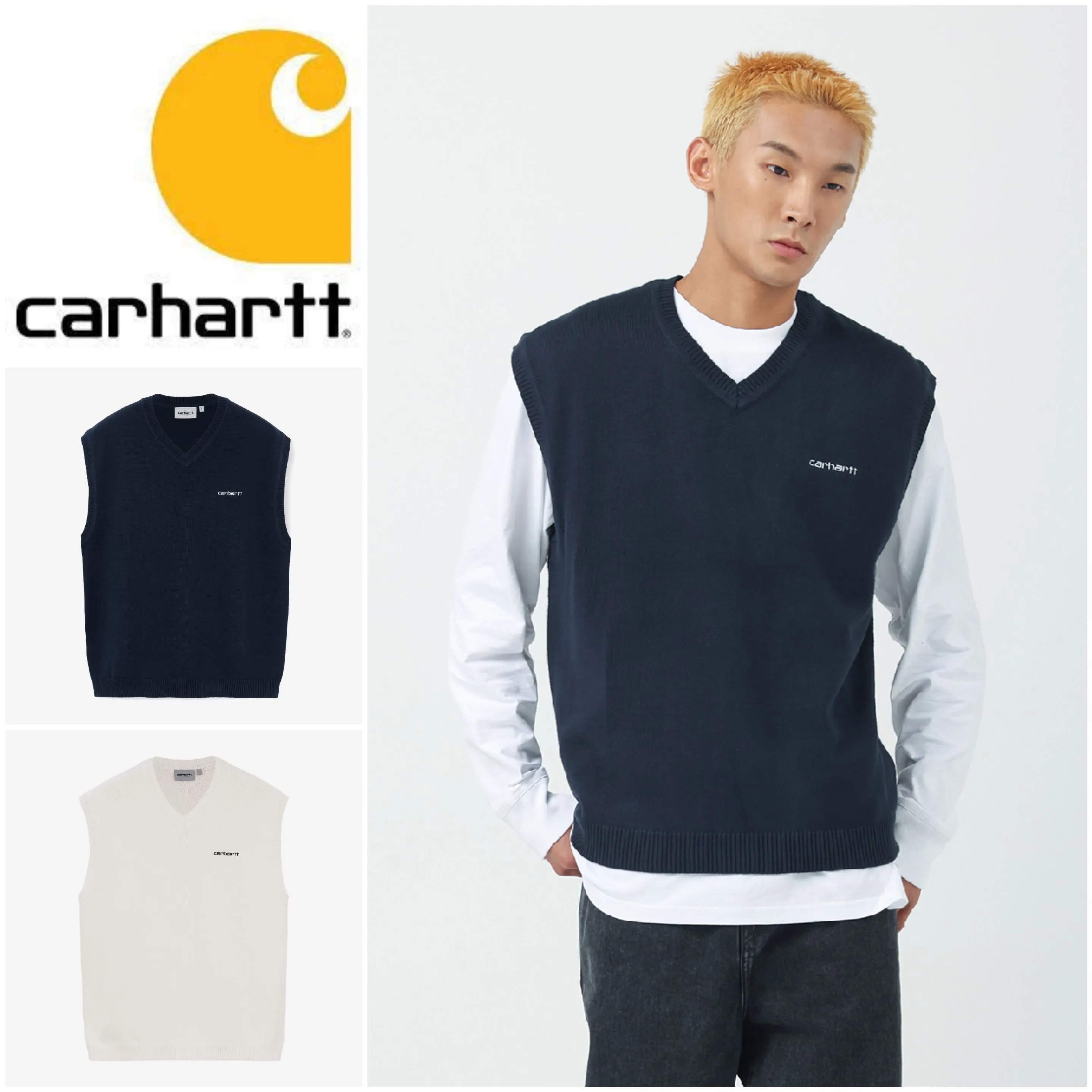 Carhartt  |Unisex Street Style Logo Vests & Gillets