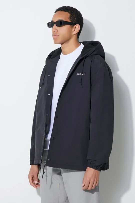 Carhartt WIP jacket men's black color