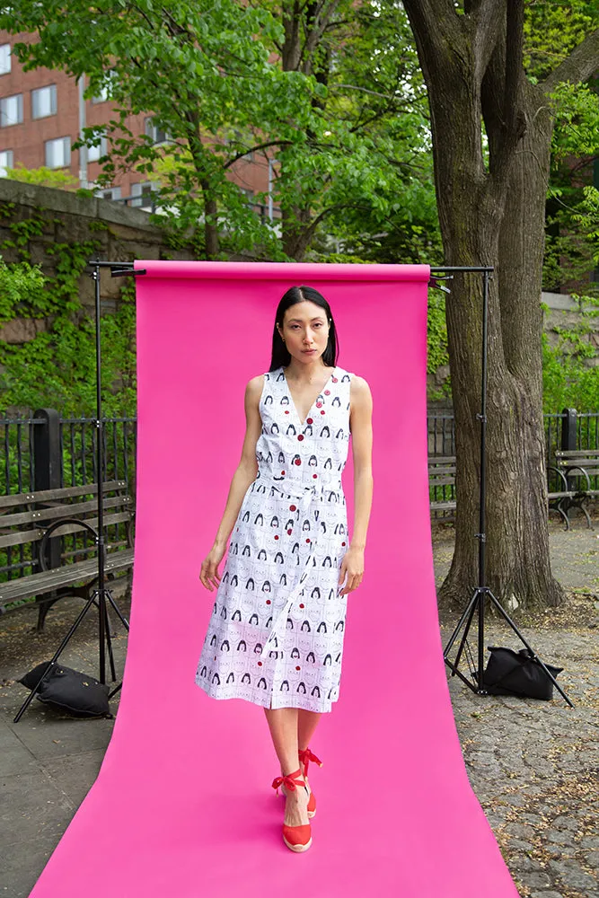 CHARLOTTE BUTTON DOWN DRESS