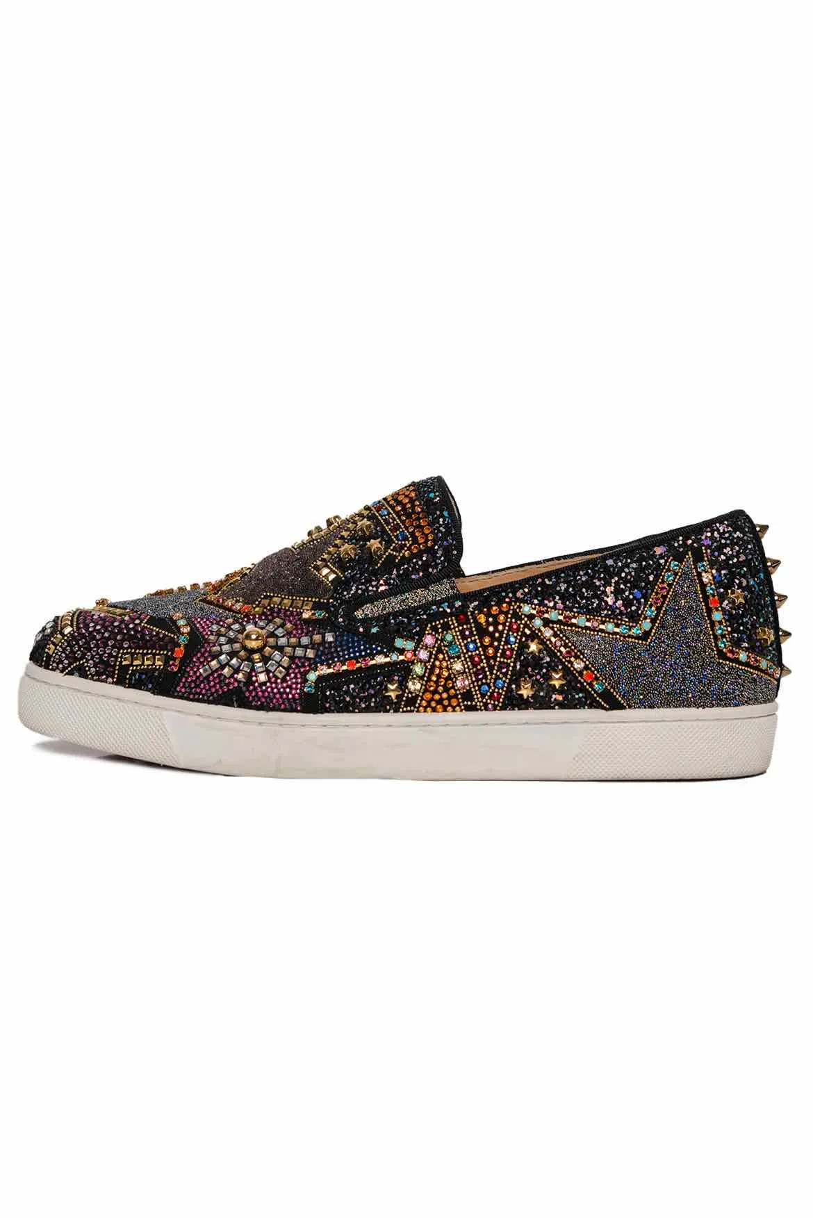 Christian Louboutin Size 38.5 Pistozetoile Slip On Sneakers