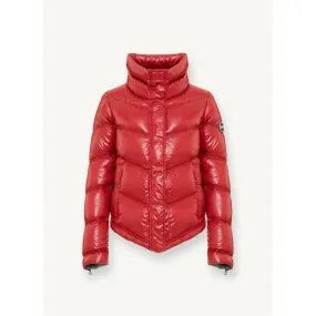 Colmar Lacquered-Effect Down Jacket With High Collar - Down Jacket - Women'S