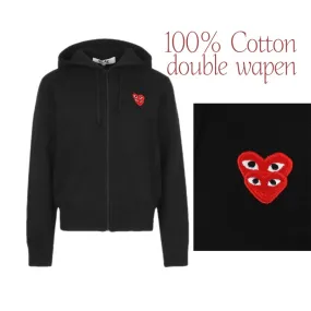 COMME des GARCONS  |Street Style Long Sleeves Cotton Hoodies & Sweatshirts