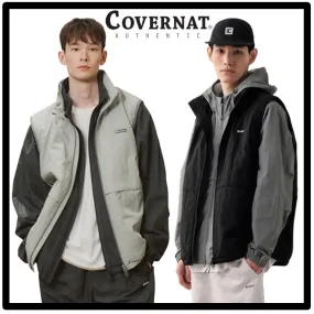 COVERNAT  |Unisex Street Style Logo Vests & Gillets