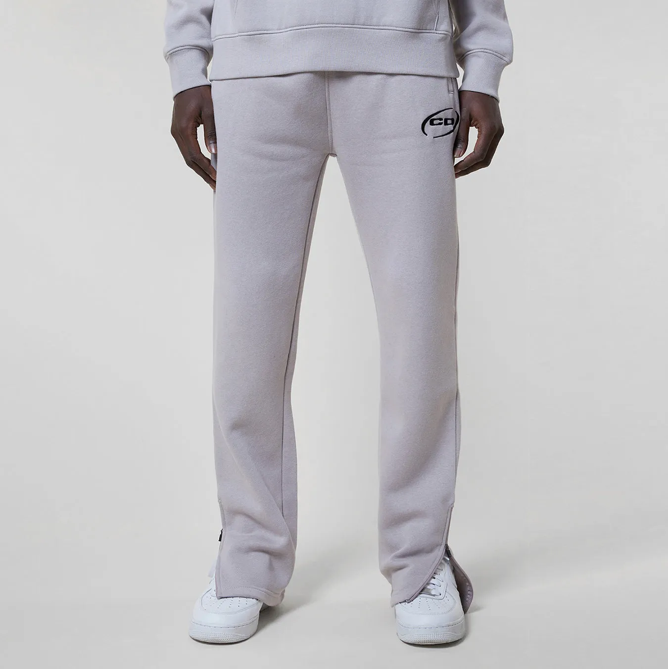 CURVE EMBROIDERY JOGGER - GREY WASH