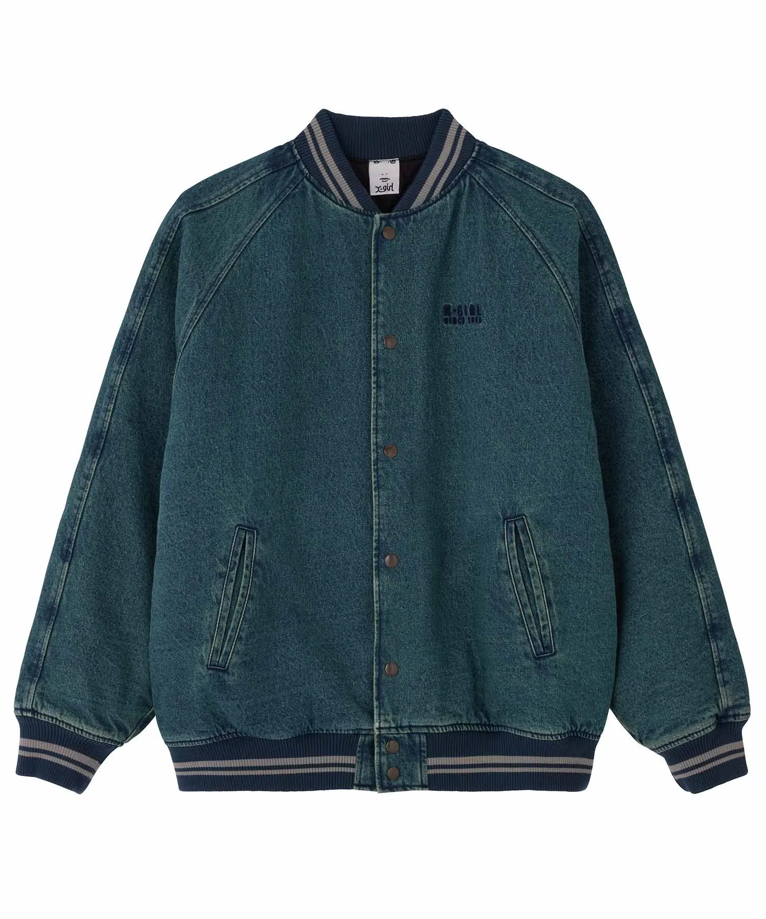 DENIM PUFFER JACKET