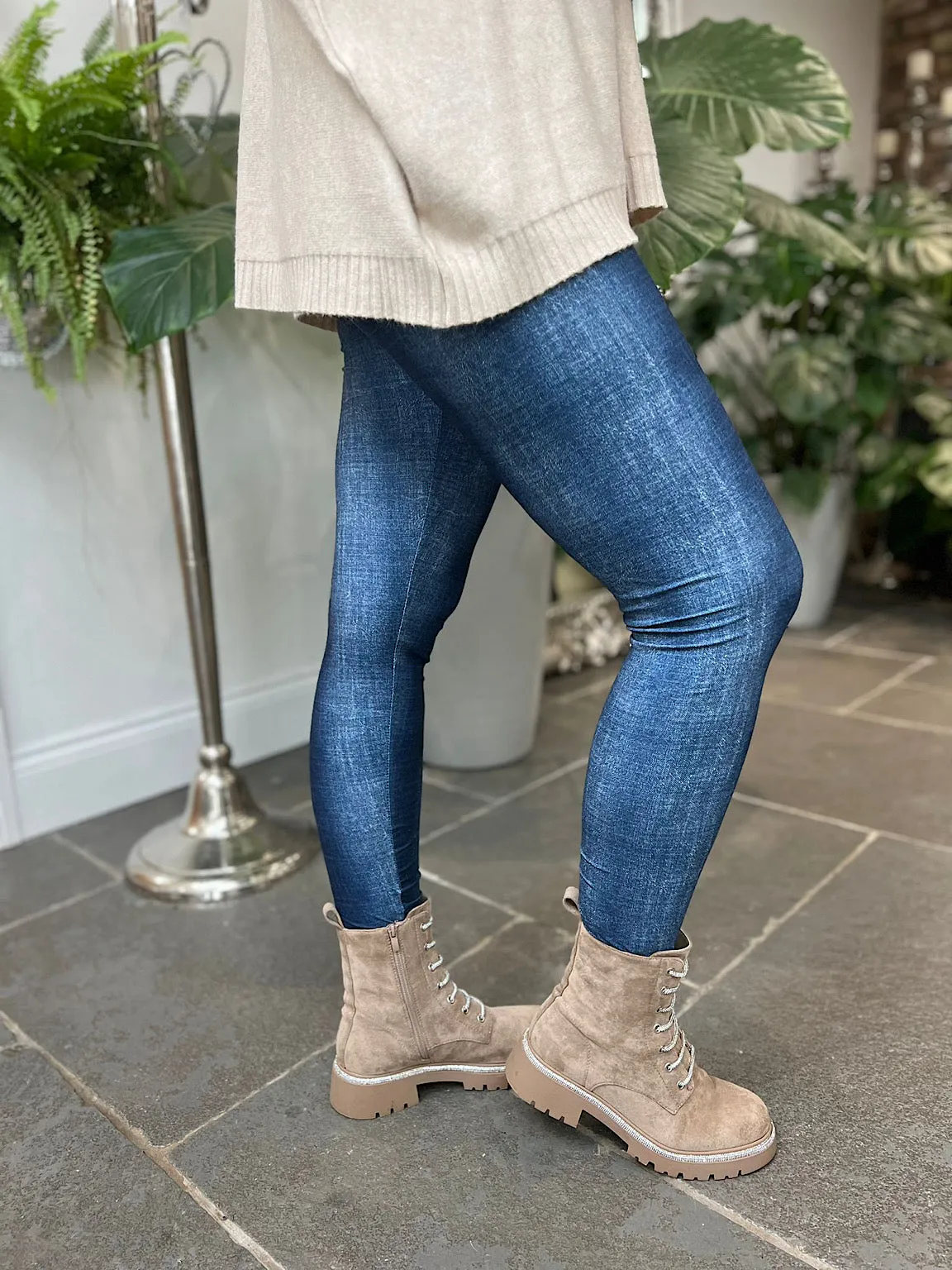 Denim Style Leggings