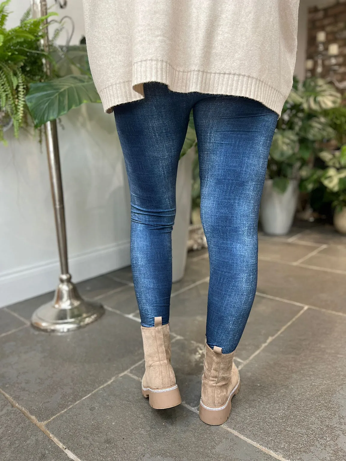 Denim Style Leggings