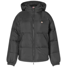 Dickies Alatna Oversized Hooded Puffer JacketBlack