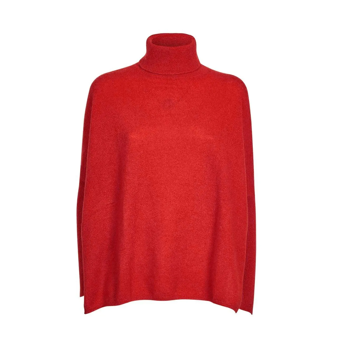 DOLCEVITA PONCHO CLARA Donna Rosso