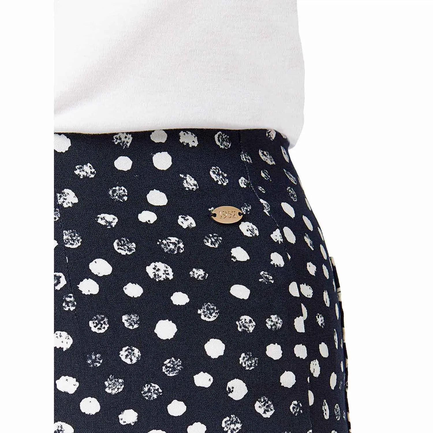 Dotted Cropped Trousers