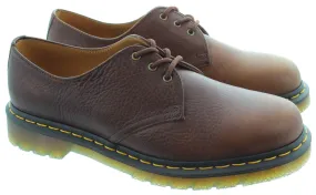 DR MARTENS Mens 1461 Ambassador Lace Shoes In Cashew Brown