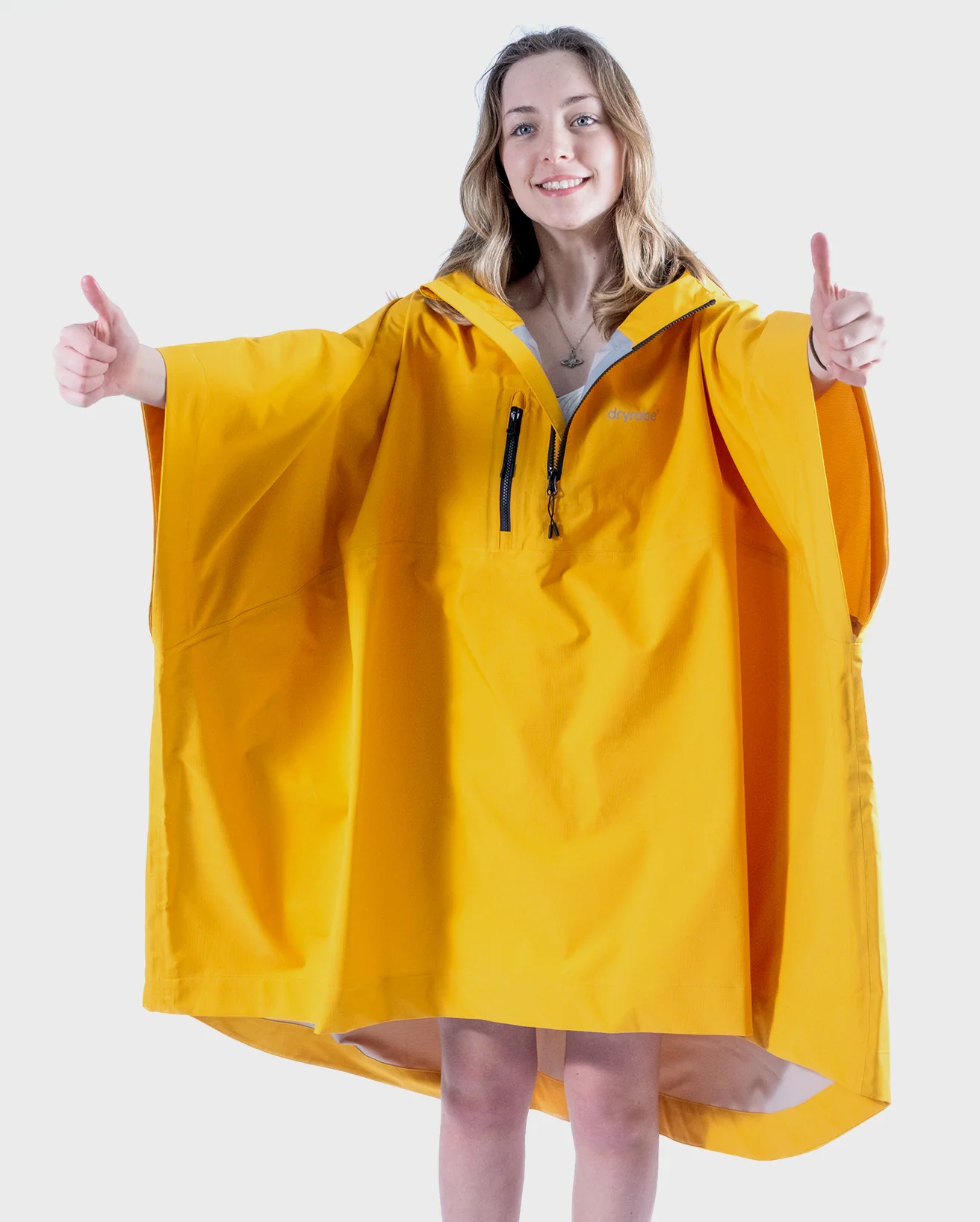 dryrobe Kids Waterproof Poncho - Yellow