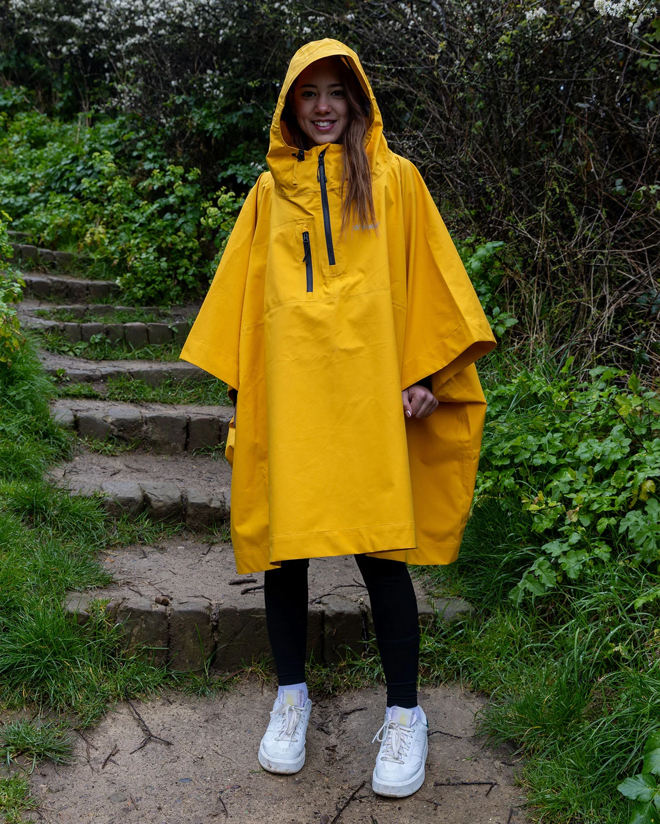 dryrobe Kids Waterproof Poncho - Yellow