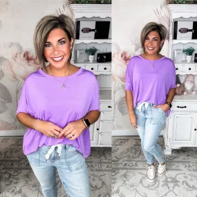 Feeling Free Tunic Top - Lavender