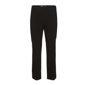 FLARED JERSEY TROUSERS Woman Black 