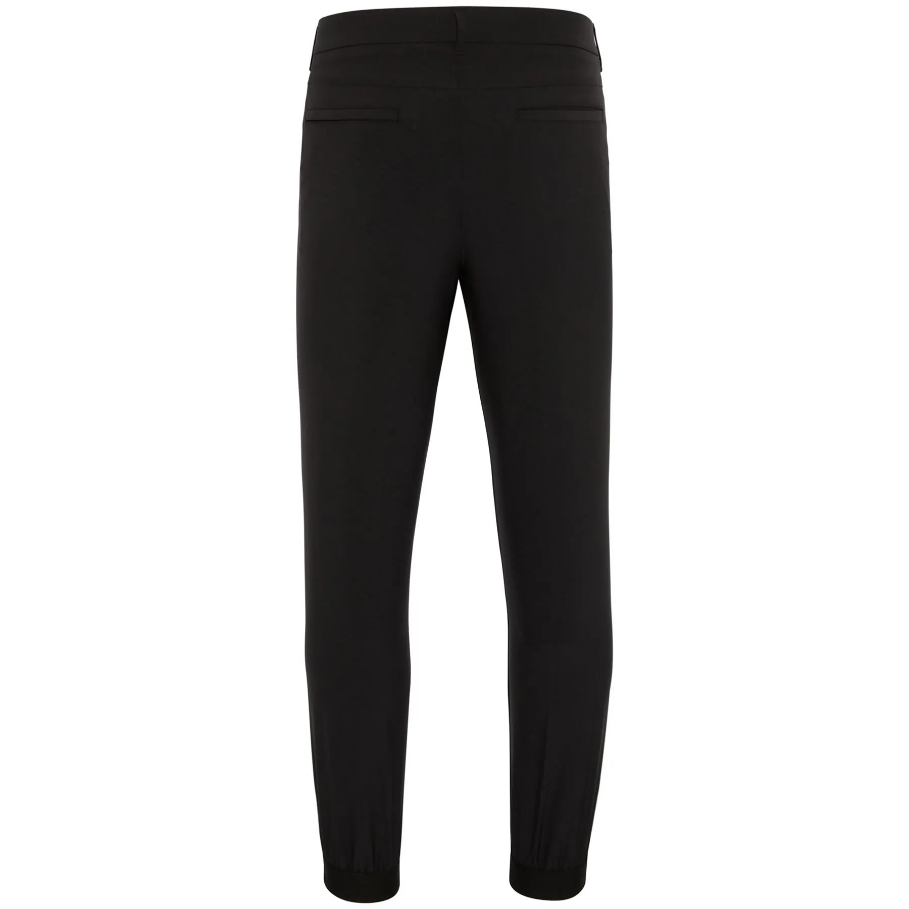 Flat Front Technical Jogger Trousers Caviar Black - SS24