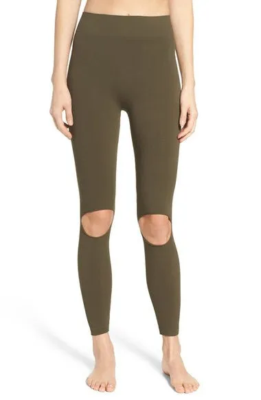 Free People  Ryanne Slit Knee Performance Leggings