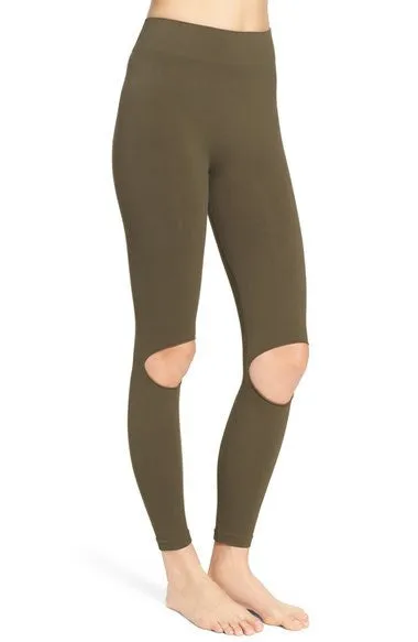 Free People  Ryanne Slit Knee Performance Leggings