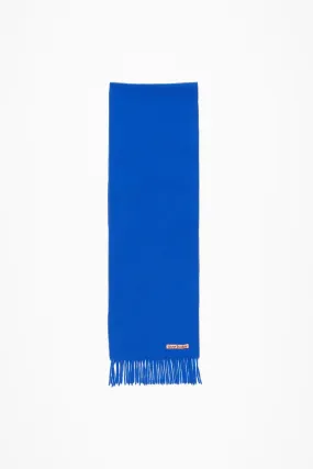 Fringe wool scarf - skinny