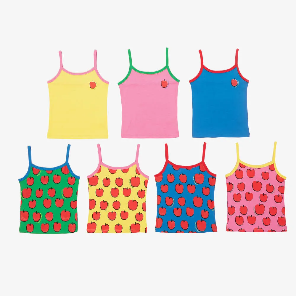 Girls Cotton Vests (7 Pack)