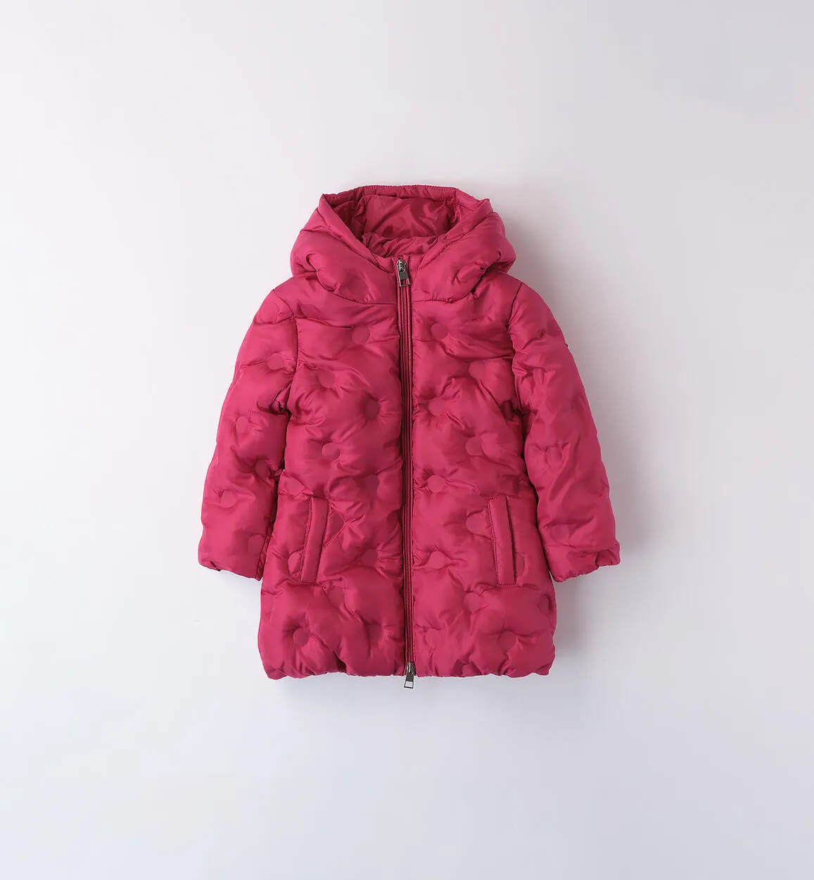 Girl's long down jacket