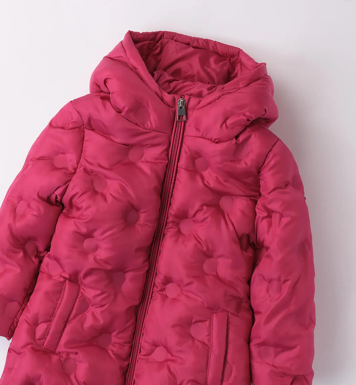 Girl's long down jacket